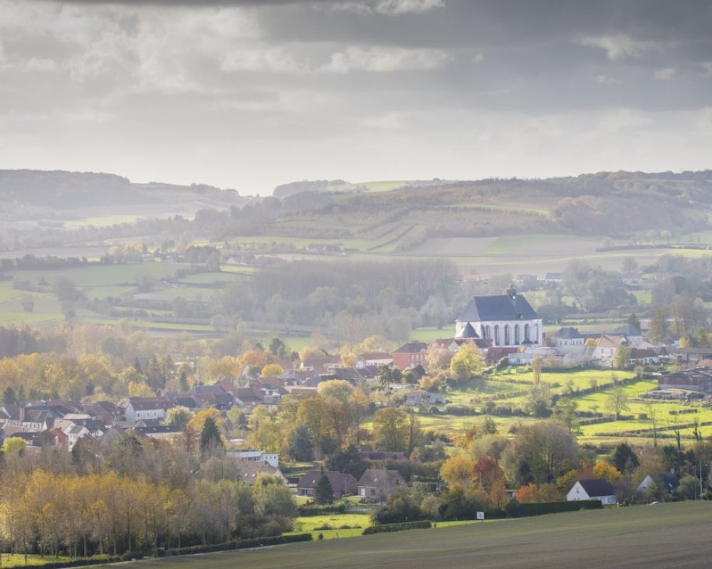 La campagne de Licques offre de superbes panoramas